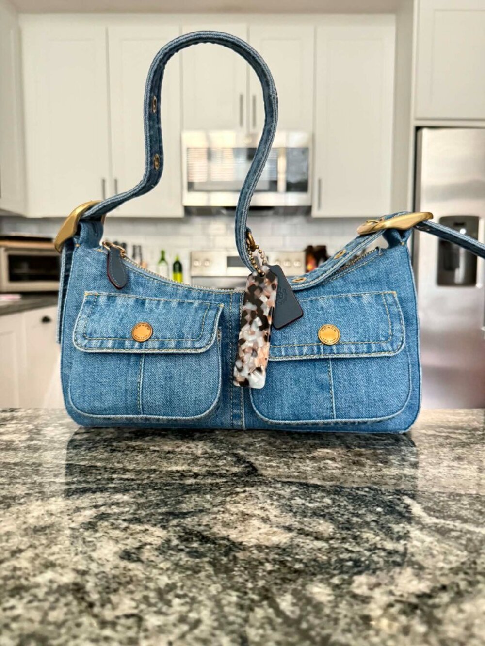 Coach - Coachtopia Cargo Shoulder Bag In Upcrafted Denim - Like New, VERY RARE